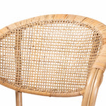 Load image into Gallery viewer, Baxton Studio Varick Modern Bohemian Natural Brown Finished Rattan Dining Chair
