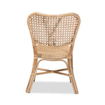 Load image into Gallery viewer, Baxton Studio Nadira Modern Bohemian Natural Brown Finished Rattan Dining Chair
