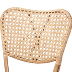 Load image into Gallery viewer, Baxton Studio Nadira Modern Bohemian Natural Brown Finished Rattan Dining Chair
