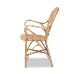 Load image into Gallery viewer, Baxton Studio Genna Modern Bohemian Natural Brown Finished Rattan Dining Chair
