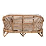 Load image into Gallery viewer, Baxton Studio Aliane Modern Bohemian Natural Brown Antique Rattan Loveseat
