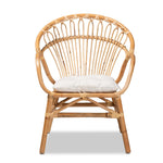 Load image into Gallery viewer, Baxton Studio Benicia Modern Bohemian Natural Brown Rattan Dining Chair
