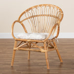 Load image into Gallery viewer, Baxton Studio Benicia Modern Bohemian Natural Brown Rattan Dining Chair
