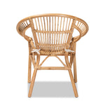 Load image into Gallery viewer, Baxton Studio Adrina Modern Bohemian Natural Brown Rattan Dining Chair
