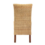 Load image into Gallery viewer, Baxton Studio Shamara Modern Bohemian Natural Rattan And Mahogany Wood Dining Chair
