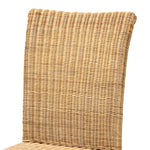 Load image into Gallery viewer, Baxton Studio Shamara Modern Bohemian Natural Rattan And Mahogany Wood Dining Chair
