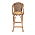 Load image into Gallery viewer, Baxton Studio Neola Modern Bohemian Natural Rattan Bar Stool
