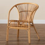 Load image into Gallery viewer, Baxton Studio Murai Modern Bohemian Natural Brown Rattan Dining Chair
