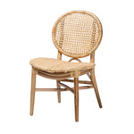 Load image into Gallery viewer, Baxton Studio Osaka Modern Bohemian Natural Brown Rattan Dining Chair
