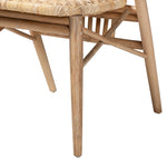 Load image into Gallery viewer, BAXTON STUDIO KOBE MID-CENTURY MODERN NATURAL BROWN FINISHED WOOD AND RATTAN DINING CHAIR
