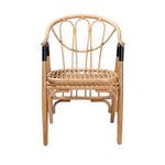 Load image into Gallery viewer, Baxton Studio Cyntia Modern Bohemian Natural Brown Rattan Dining Chair
