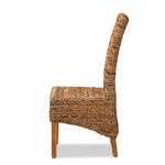 Load image into Gallery viewer, Baxton Studio Trianna Rustic Transitional Natural Seagrass And Brown Finished Wood Dining Chair
