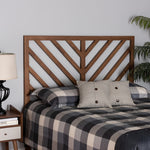 Load image into Gallery viewer, Baxton Studio Belisma Modern And Contemporary Ash Walnut Finished Wood King Size Headboard
