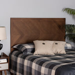 Load image into Gallery viewer, BAXTON STUDIO TERRIAN CLASSIC AND TRADITIONAL ASH WALNUT FINISHED WOOD QUEEN SIZE HEADBOARD
