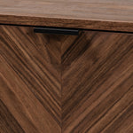 Load image into Gallery viewer, Baxton Studio Sadia Modern Walnut Brown Finished Wood Storage Cabinet
