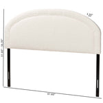 Load image into Gallery viewer, Baxton Studio Fiana Modern Cream Boucle Fabric Queen Size Headboard
