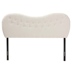 Load image into Gallery viewer, Baxton Studio Brantley Modern Cream Boucle Fabric Queen Size Headboard
