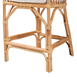 Load image into Gallery viewer, Baxton Studio Arween Modern Bohemian Natural Brown Rattan Counter Stool
