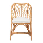 Load image into Gallery viewer, Baxton Studio Arween Modern Bohemian Natural Brown Rattan Dining Chair
