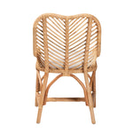 Load image into Gallery viewer, Baxton Studio Arween Modern Bohemian Natural Brown Rattan Dining Chair
