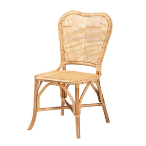 Baxton Studio Irene Modern Bohemian Natural Rattan Dining Chair