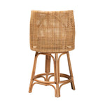 Load image into Gallery viewer, Baxton Studio Bella Modern Bohemian Natural Brown Rattan Counter Stool
