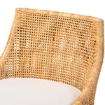 Load image into Gallery viewer, Baxton Studio Bella Modern Bohemian Natural Brown Rattan Counter Stool
