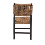 Load image into Gallery viewer, Baxton Studio Alise Modern Bohemian Dark Brown Mahogany Wood And Seagrass Dining Chair
