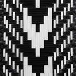 Load image into Gallery viewer, BAXTON STUDIO WALLIS MODERN FRENCH TWO-TONE BLACK AND WHITE WEAVING AND NATURAL RATTAN INDOOR DINING CHAIR
