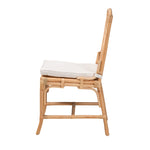 Load image into Gallery viewer, Baxton Studio Rio Modern Bohemian Natural Brown Rattan Dining Chair
