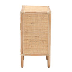 Load image into Gallery viewer, Baxton Studio Acelin Modern Bohemian Natural Brown Rattan Nightstand
