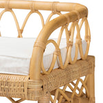 Load image into Gallery viewer, Baxton Studio Leryn Modern Bohemian Natural Brown Rattan Bench
