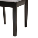 Load image into Gallery viewer, Baxton Studio Genesis Modern Grey Fabric And Dark Brown Finished Wood 7-Piece Dining Set
