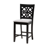 Load image into Gallery viewer, Baxton Studio Abigail Modern Grey Fabric And Dark Brown Finished Wood 5-Piece Pub Set
