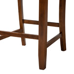 Load image into Gallery viewer, Baxton Studio Olympia Modern Grey Fabric And Walnut Brown Finished Wood 5-Piece Pub Set
