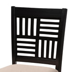 Load image into Gallery viewer, Baxton Studio Deanna Modern Beige Fabric And Dark Brown Finished Wood 5-Piece Pub Set
