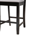 Load image into Gallery viewer, Baxton Studio Deanna Modern Grey Fabric And Dark Brown Finished Wood 2-Piece Counter Stool Set
