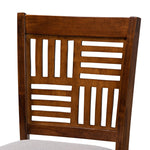 Load image into Gallery viewer, Baxton Studio Deanna Modern Grey Fabric And Walnut Brown Finished Wood 5-Piece Pub Set
