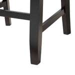 Load image into Gallery viewer, Baxton Studio Genesis Modern Grey Fabric And Dark Brown Finished Wood 5-Piece Pub Set
