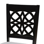 Load image into Gallery viewer, Baxton Studio Abigail Modern Grey Fabric And Dark Brown Finished Wood 6-Piece Dining Set
