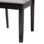 Load image into Gallery viewer, Baxton Studio Abigail Modern Grey Fabric And Dark Brown Finished Wood 6-Piece Dining Set
