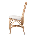 Load image into Gallery viewer, Baxton Studio Jerica Modern Bohemian Natural Brown Rattan Dining Chair
