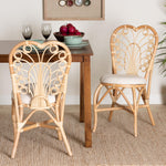 Load image into Gallery viewer, Baxton Studio Jerica Modern Bohemian Natural Brown Rattan Dining Chair
