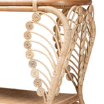 Load image into Gallery viewer, Baxton Studio Bastet Modern Bohemian Natural Brown Rattan 2-Tier Console Table
