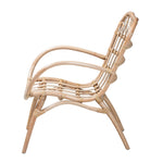 Load image into Gallery viewer, Baxton Studio Bajo Modern Bohemian Natural Brown Rattan Arm Chair
