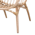 Load image into Gallery viewer, Baxton Studio Bajo Modern Bohemian Natural Brown Rattan Arm Chair
