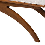 Load image into Gallery viewer, Baxton Studio Orella Japandi Cream Boucle Fabric And Walnut Brown Finished Wood Bench
