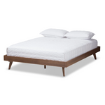 Load image into Gallery viewer, Baxton Studio Jacob Mid-Century Modern Finished Solid Wood Bed Frame
