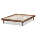 Load image into Gallery viewer, Baxton Studio Jacob Mid-Century Modern Finished Solid Wood Bed Frame
