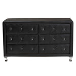 Load image into Gallery viewer, Baxton Studio Luminescence Wood Contemporary Black Upholstered Dresser
